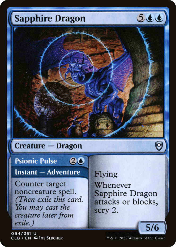 Sapphire Dragon (94) [Commander Legends: Battle for Baldur's Gate] - Deck Out Gaming