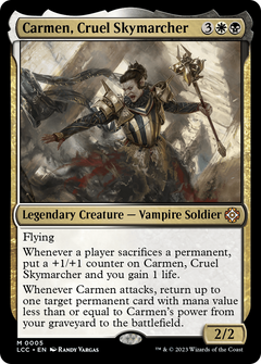 Carmen, Cruel Skymarcher (5) [The Lost Caverns of Ixalan Commander] foil - Deck Out Gaming