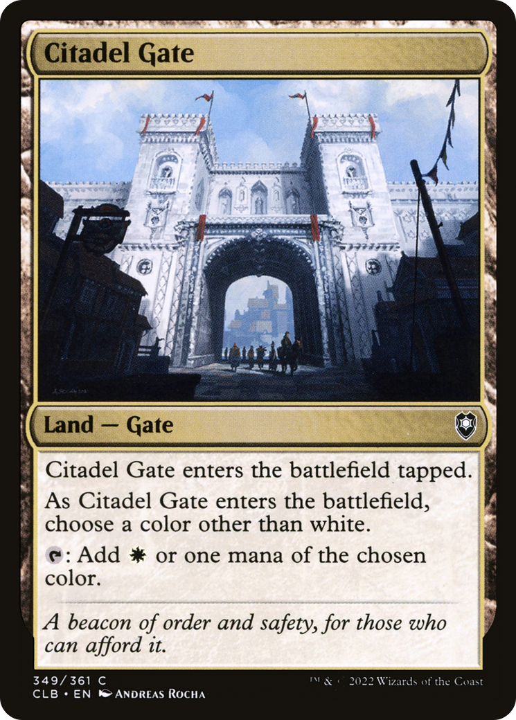 Citadel Gate (349) [Commander Legends: Battle for Baldur's Gate] - Deck Out Gaming