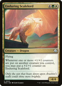 Enduring Scalelord (325) [March of the Machine Commander] - Deck Out Gaming
