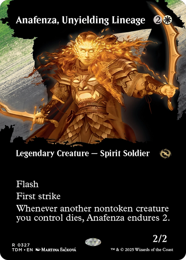 Anafenza, Unyielding Lineage (Borderless) (327) [Tarkir: Dragonstorm] foil - Deck Out Gaming