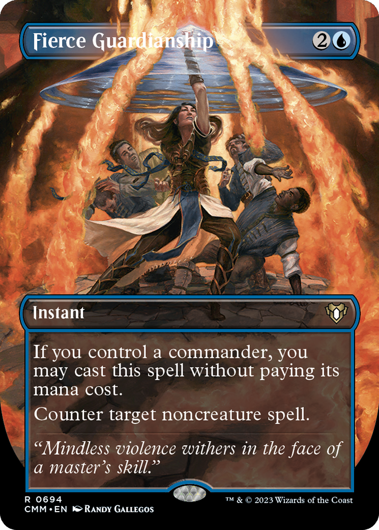 Fierce Guardianship (Borderless) (694) [Commander Masters] - Deck Out Gaming