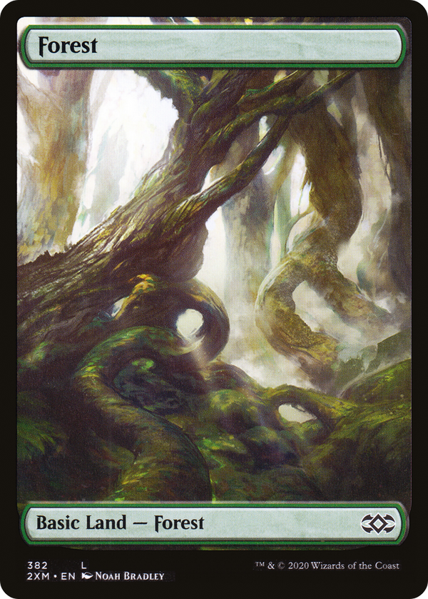 Forest (382) (382) [Double Masters] foil - Deck Out Gaming