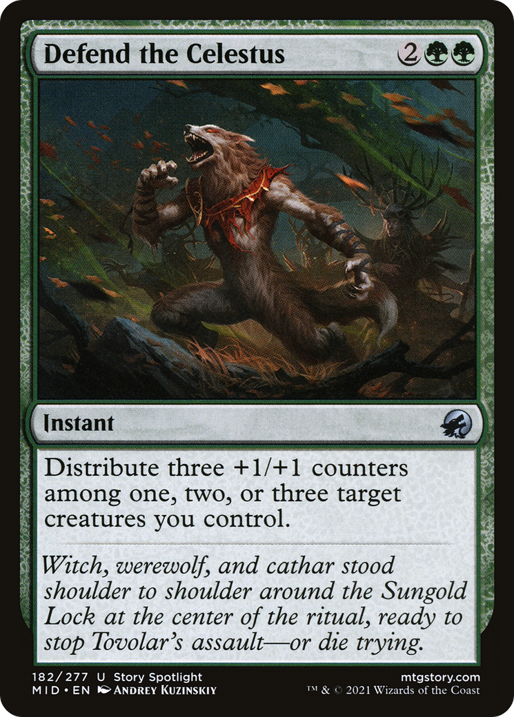Defend the Celestus (182) [Innistrad: Midnight Hunt] - Deck Out Gaming
