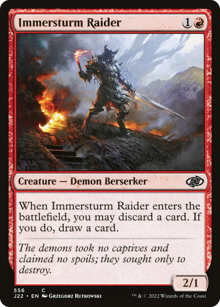 Immersturm Raider (556) [Jumpstart 2022] - Deck Out Gaming