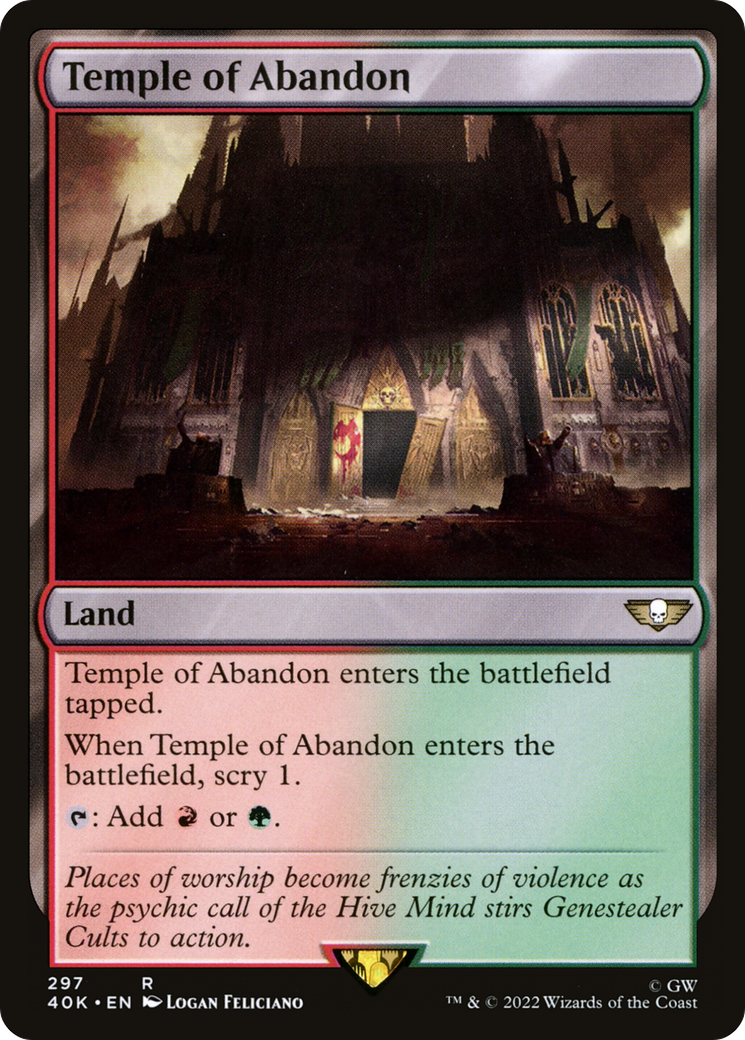 Temple of Abandon (297) [Warhammer 40,000 Commander] - Deck Out Gaming