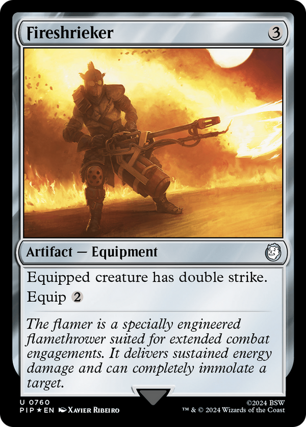 Fireshrieker (Surge Foil) (760) [Fallout] foil - Deck Out Gaming