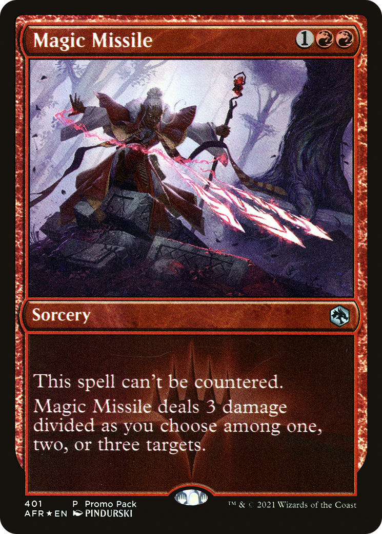 Magic Missile (401) [Promo Pack: Adventures in the Forgotten Realms] foil - Deck Out Gaming