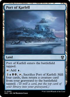 Port of Karfell (280) [Murders at Karlov Manor Commander] - Deck Out Gaming