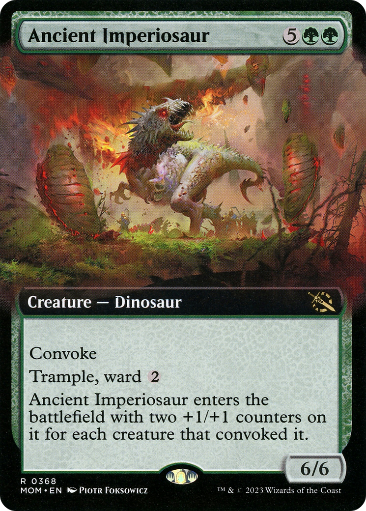 Ancient Imperiosaur (Extended Art) (368) [March of the Machine] foil - Deck Out Gaming