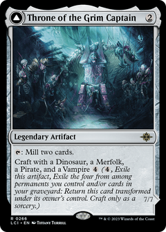 Throne of the Grim Captain (266) [The Lost Caverns of Ixalan] foil - Deck Out Gaming