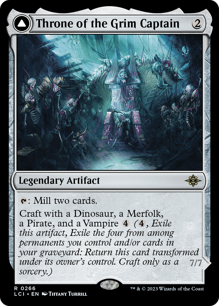 Throne of the Grim Captain (266) [The Lost Caverns of Ixalan] foil - Deck Out Gaming