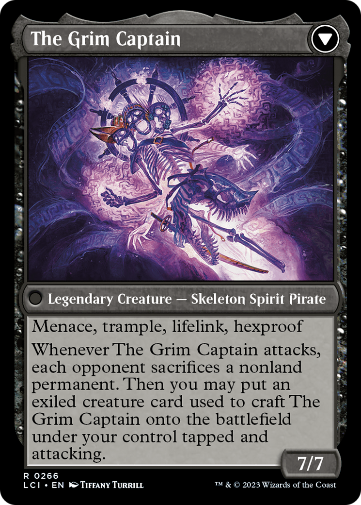 Throne of the Grim Captain (266) [The Lost Caverns of Ixalan] foil - Deck Out Gaming