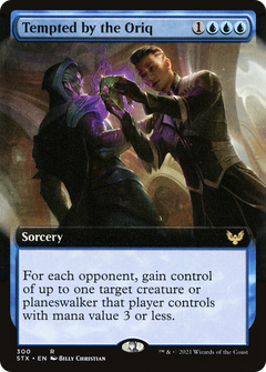 Tempted by the Oriq (Extended Art) (300) [Strixhaven: School of Mages] - Deck Out Gaming