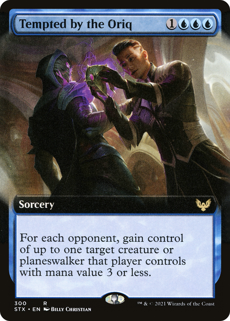 Tempted by the Oriq (Extended Art) (300) [Strixhaven: School of Mages] - Deck Out Gaming
