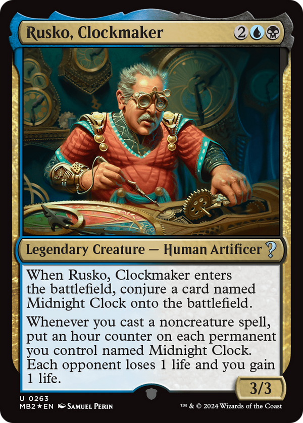 Rusko, Clockmaker (263) [Mystery Booster 2] foil - Deck Out Gaming