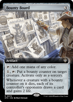 Bounty Board (Extended Art) (73) [Outlaws of Thunder Junction Commander] - Deck Out Gaming