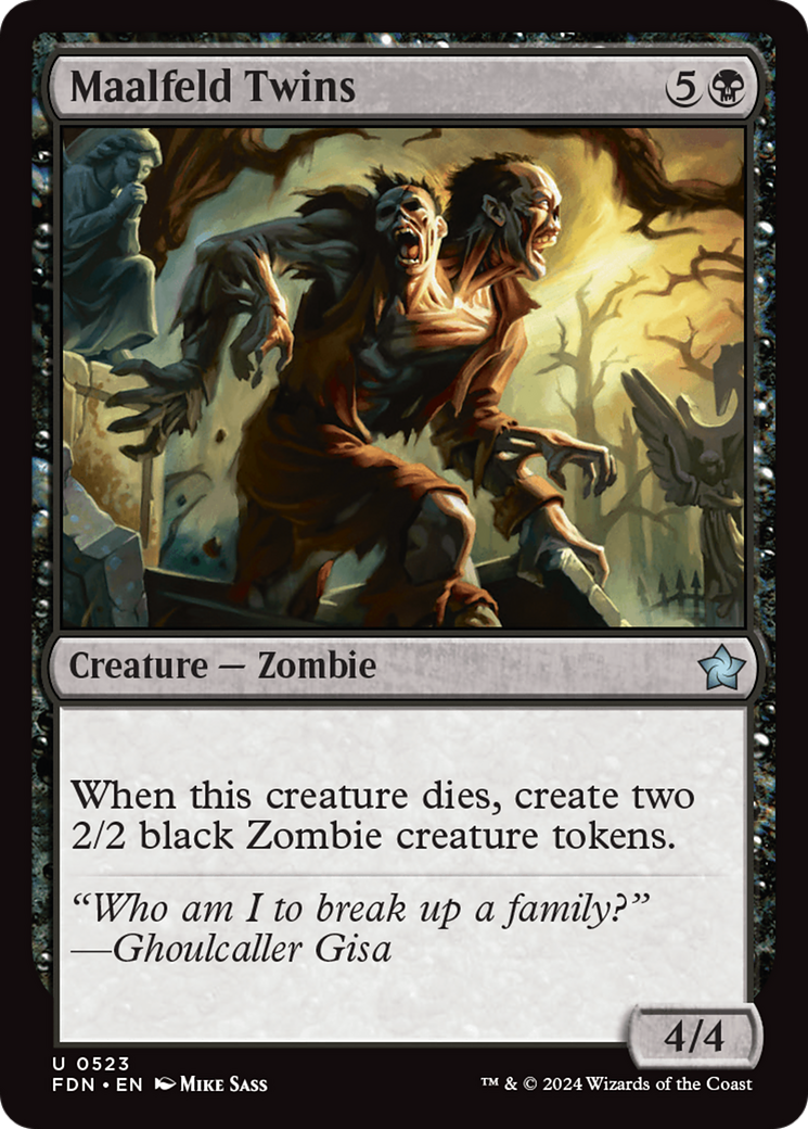 Maalfeld Twins (523) [Foundations] - Deck Out Gaming