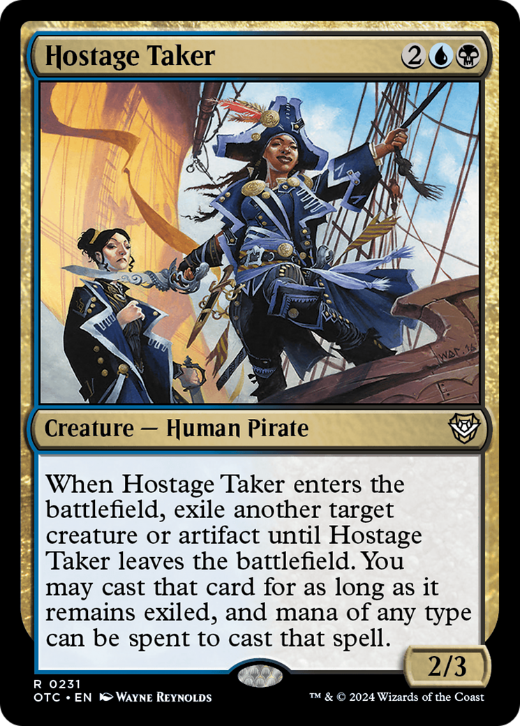 Hostage Taker (231) [Outlaws of Thunder Junction Commander] - Deck Out Gaming