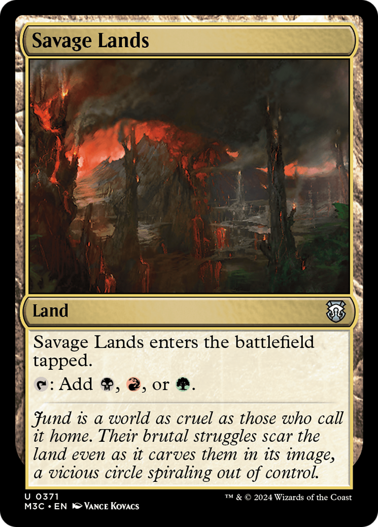 Savage Lands (371) [Modern Horizons 3 Commander] - Deck Out Gaming