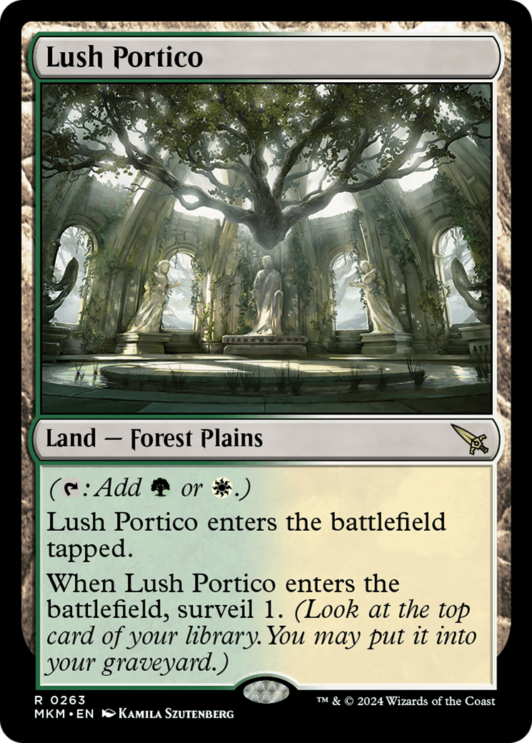 Lush Portico (263) [Murders at Karlov Manor] foil - Deck Out Gaming