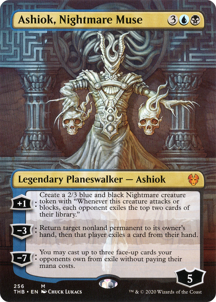 Ashiok, Nightmare Muse (Borderless) (256) [Theros Beyond Death] - Deck Out Gaming