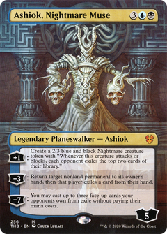 Ashiok, Nightmare Muse (Borderless) (256) [Theros Beyond Death] foil - Deck Out Gaming
