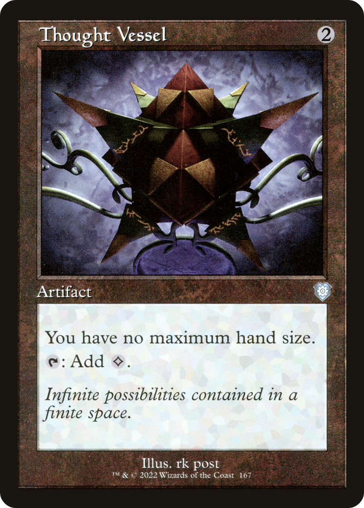 Thought Vessel (Retro Frame) (167) [Commander: The Brothers' War] - Deck Out Gaming