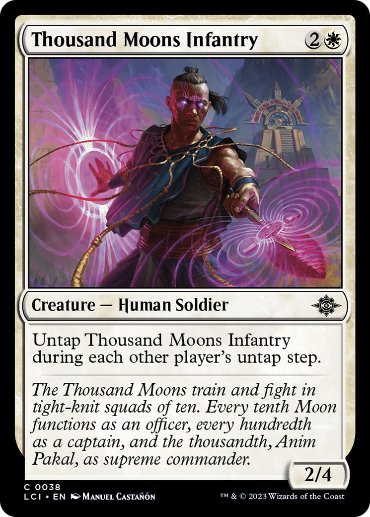 Thousand Moons Infantry (38) [The Lost Caverns of Ixalan] foil - Deck Out Gaming