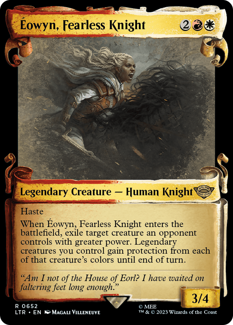 Eowyn, Fearless Knight (Showcase Scrolls) (652) [The Lord of the Rings: Tales of Middle-earth] - Deck Out Gaming