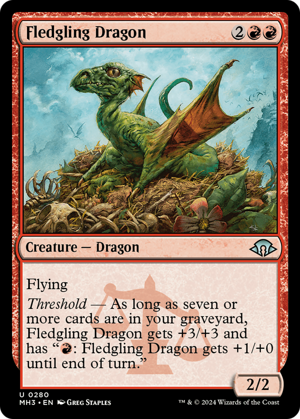 Fledgling Dragon (280) [Modern Horizons 3] foil - Deck Out Gaming