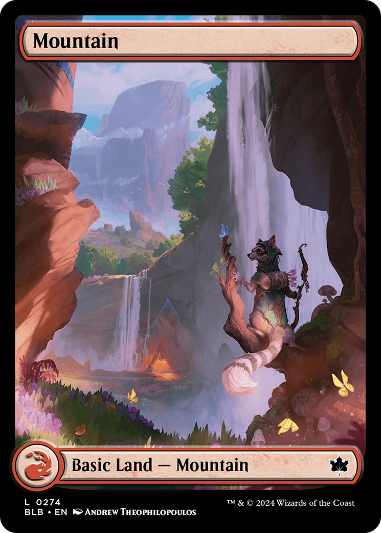 Mountain (0274) (274) [Bloomburrow] foil - Deck Out Gaming