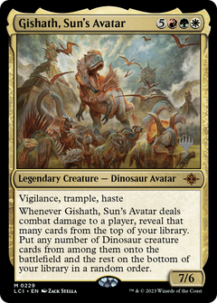 Gishath, Sun's Avatar (229) [The Lost Caverns of Ixalan Promos] - Deck Out Gaming