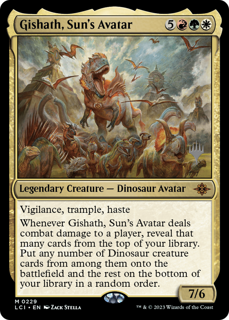 Gishath, Sun's Avatar (229) [The Lost Caverns of Ixalan Promos] - Deck Out Gaming