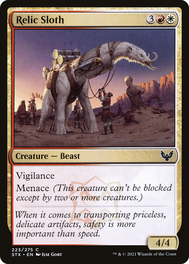 Relic Sloth (223) [Strixhaven: School of Mages] foil - Deck Out Gaming