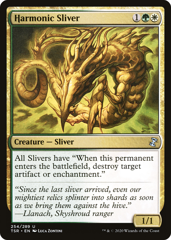 Harmonic Sliver (254) [Time Spiral: Remastered] foil - Deck Out Gaming