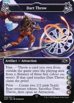 Dart Throw (2-3-4-6) (208) [Unfinity] foil - Deck Out Gaming