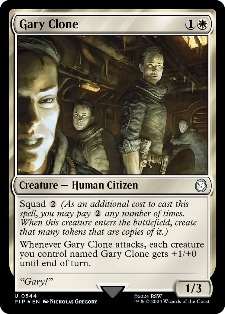 Gary Clone (Surge Foil) (544) [Fallout] foil - Deck Out Gaming