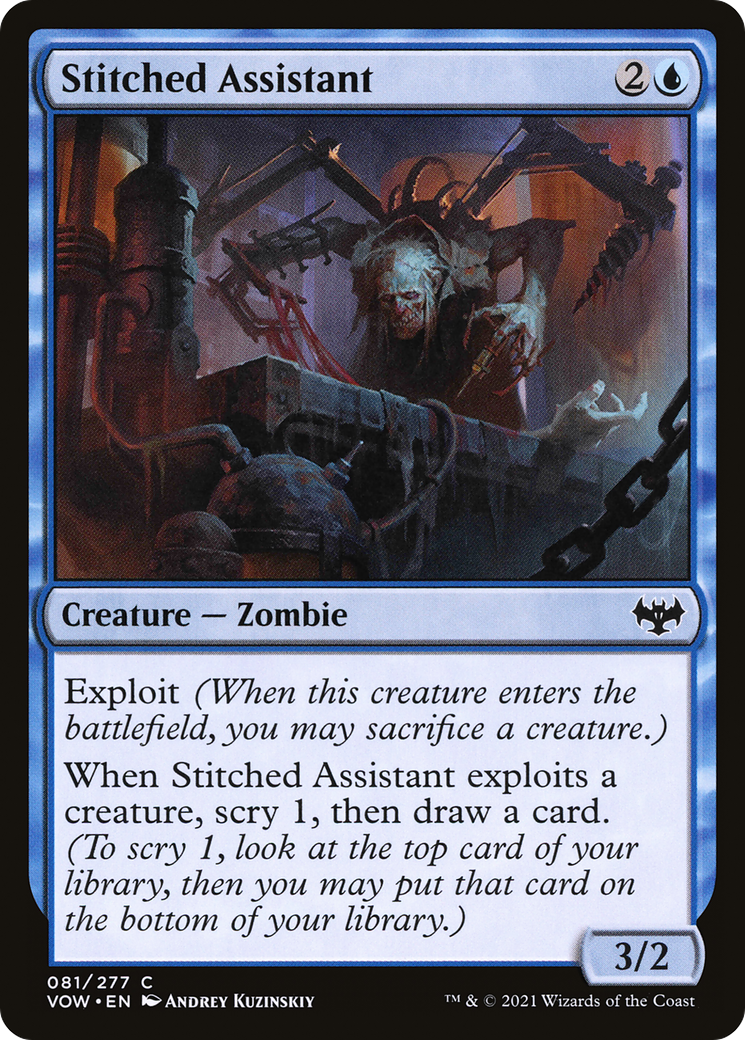 Stitched Assistant (81) [Innistrad: Crimson Vow] foil - Deck Out Gaming