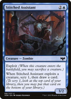 Stitched Assistant (81) [Innistrad: Crimson Vow] foil - Deck Out Gaming