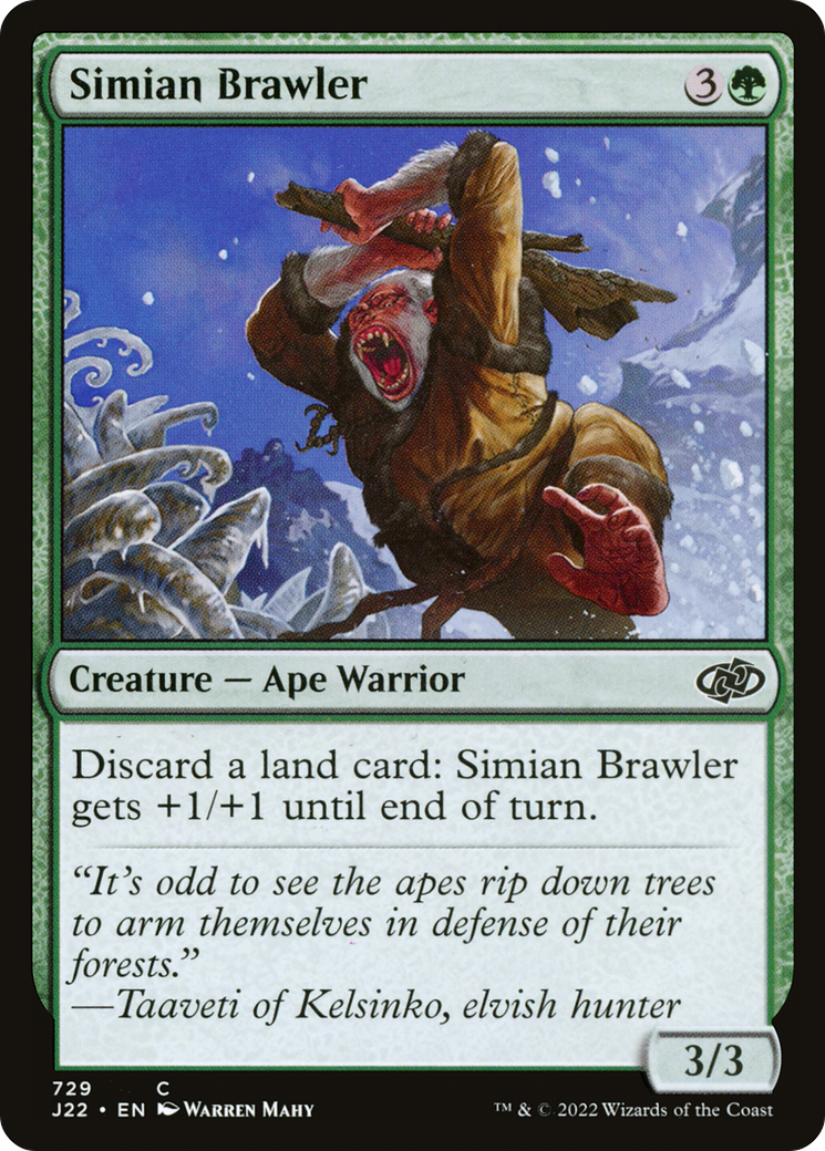 Simian Brawler (729) [Jumpstart 2022] - Deck Out Gaming