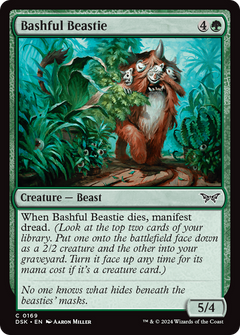 Bashful Beastie (169) [Duskmourn: House of Horror] - Deck Out Gaming