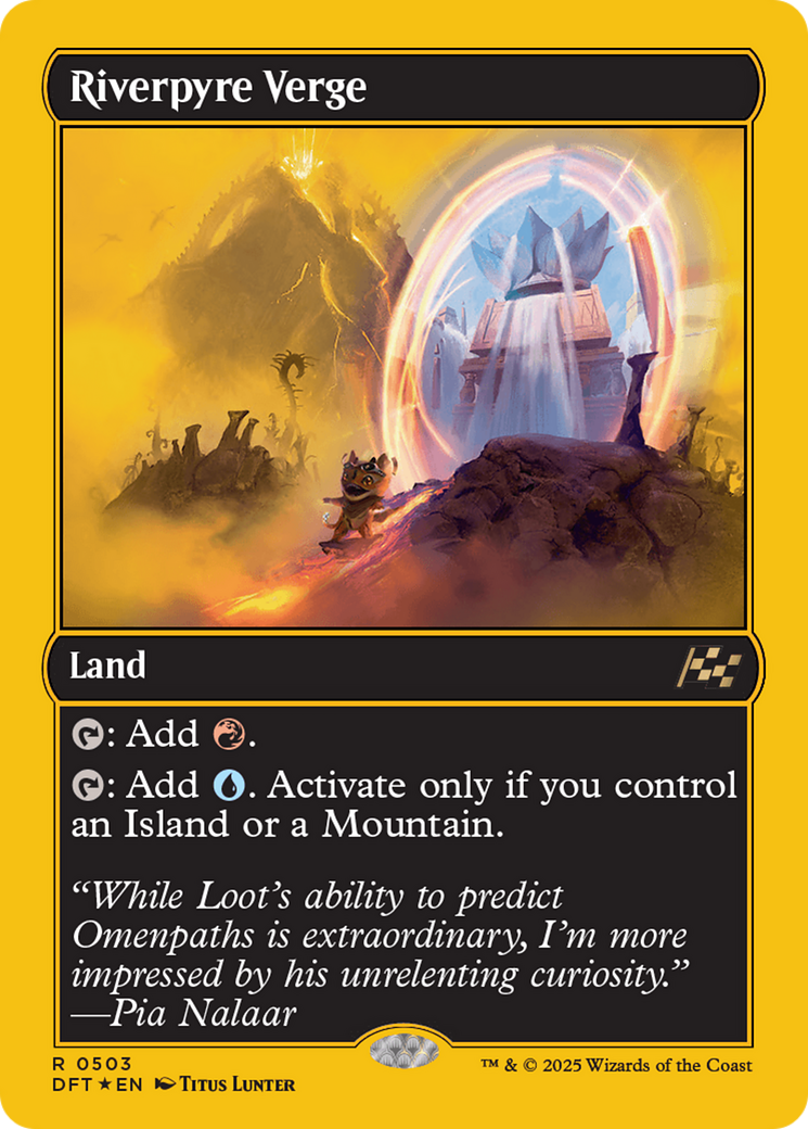 Riverpyre Verge (First-Place Foil) (503) [Aetherdrift] foil - Deck Out Gaming
