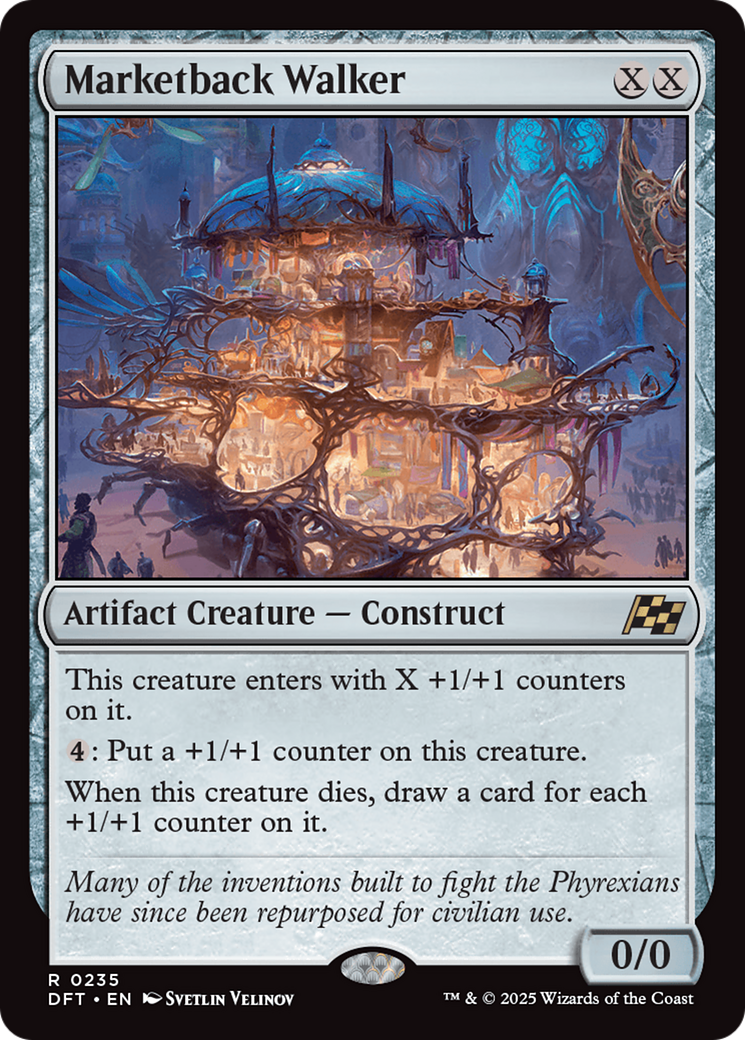 Marketback Walker (235) [Aetherdrift] foil - Deck Out Gaming