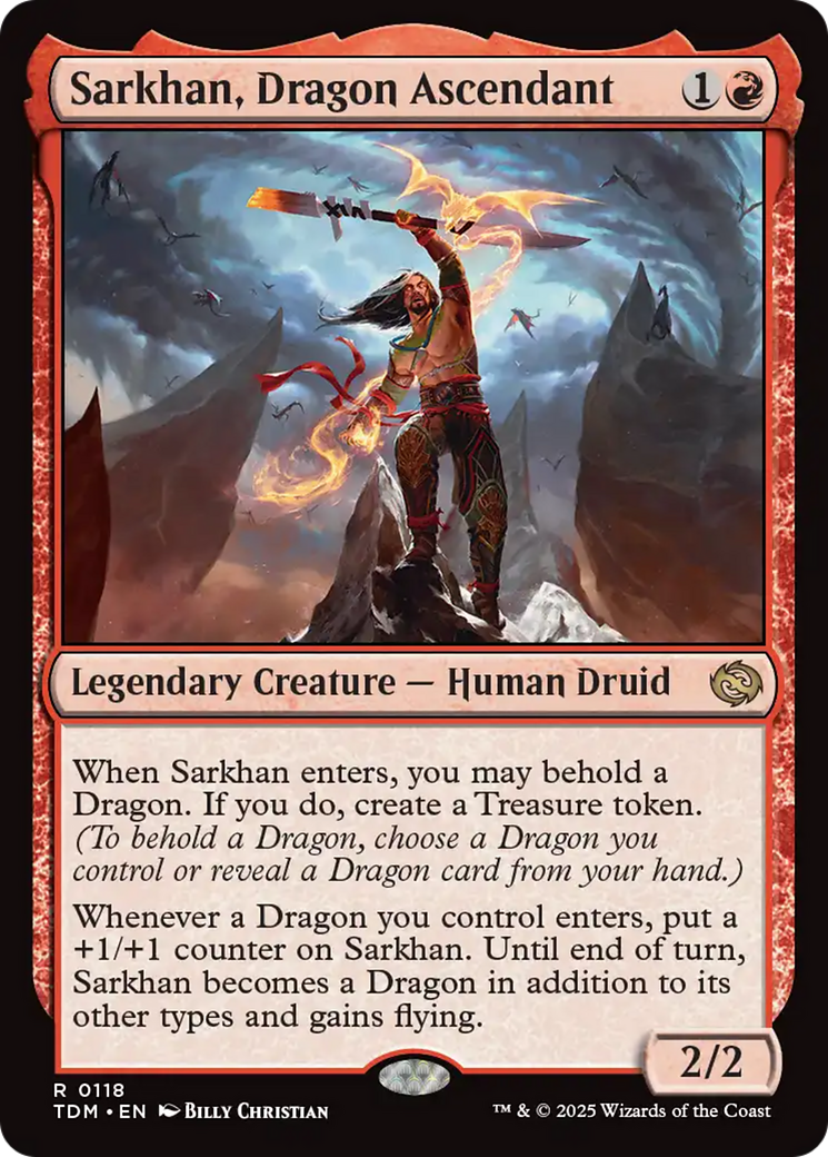 Sarkhan, Dragon Ascendant (118) [Tarkir: Dragonstorm] - Deck Out Gaming