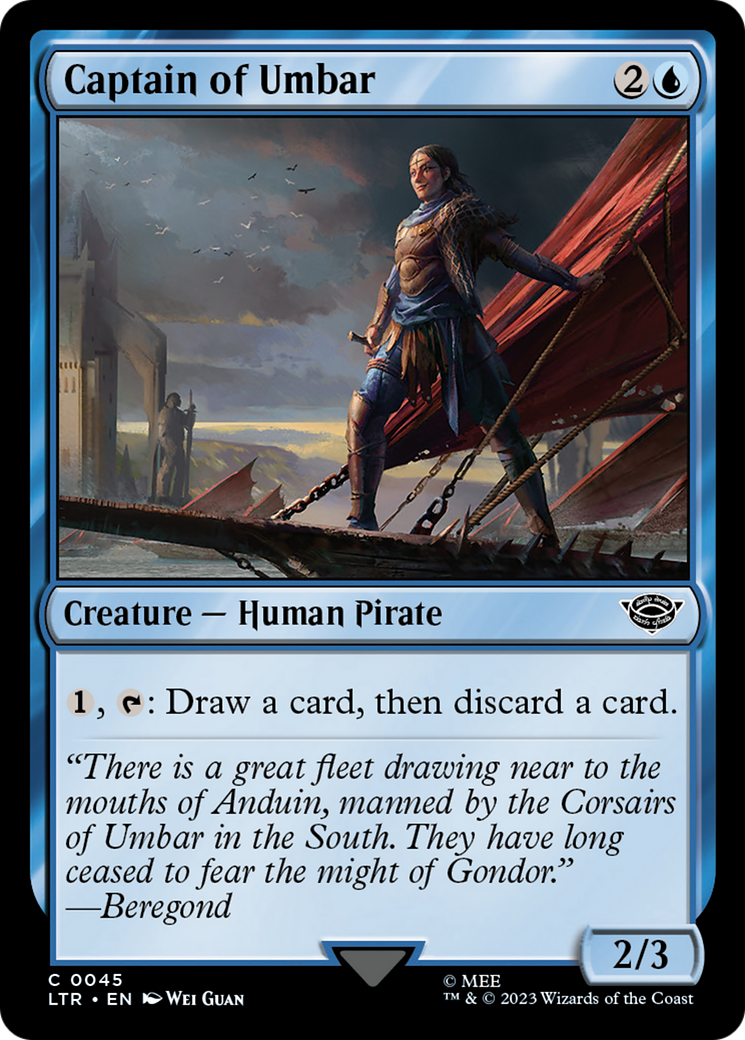 Captain of Umbar (45) [The Lord of the Rings: Tales of Middle-earth] foil - Deck Out Gaming