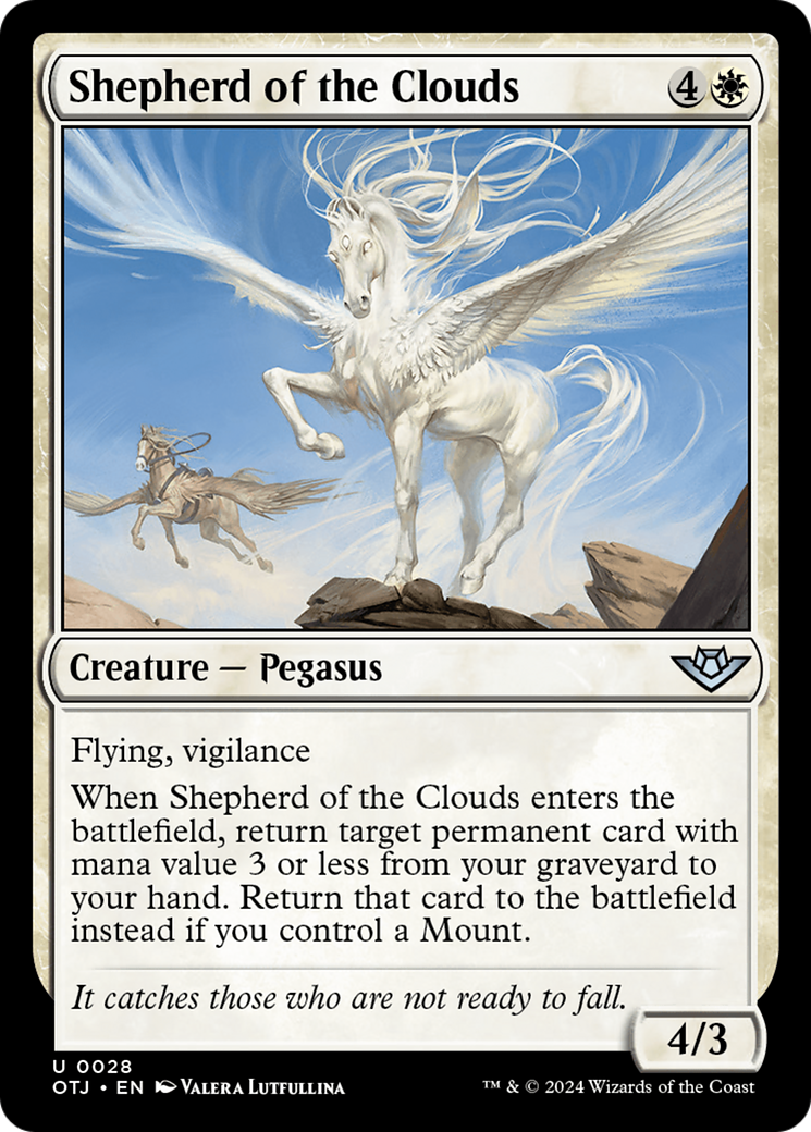 Shepherd of the Clouds (28) [Outlaws of Thunder Junction] - Deck Out Gaming