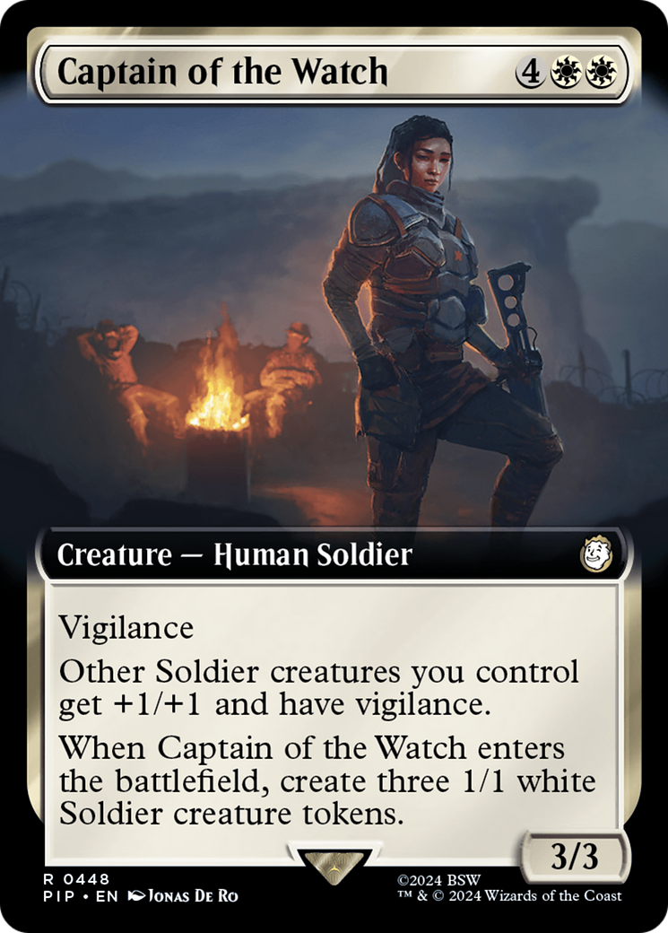 Captain of the Watch (Extended Art) (448) [Fallout] foil - Deck Out Gaming