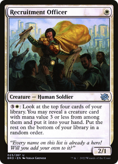Recruitment Officer (23) [The Brothers' War] - Deck Out Gaming