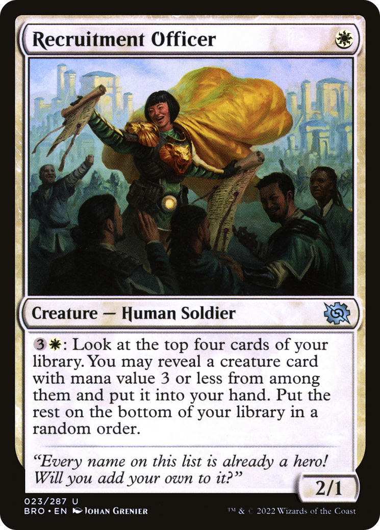 Recruitment Officer (23) [The Brothers' War] - Deck Out Gaming